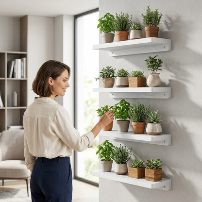 Floating Wall Shelves Set
